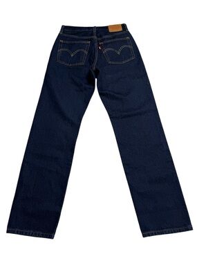 Levi's Premium 501 Original Straight Leg Jeans Dark Wash Women’s Sz W26 L30